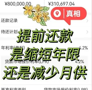 缩短还款年限怎么计算合适