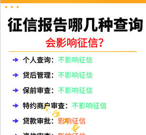 个人查询征信过多会怎么样?