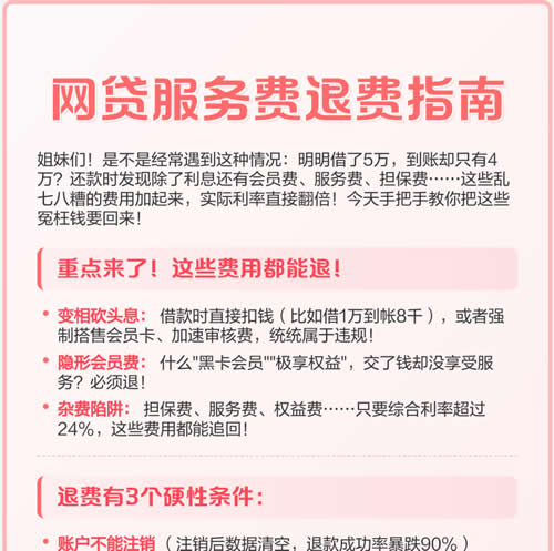 2026新规：违规担保费、服务费支持“一键退还”
