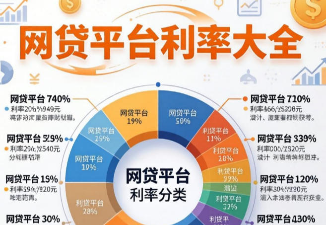 50家网贷平台贷款利率区间参考